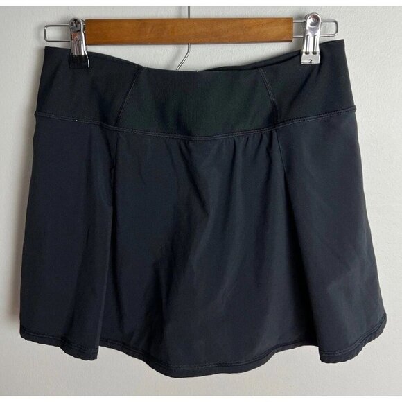 Lucy Dresses & Skirts - Lucy Athletic Skort Size Small Black Running Skirt Reflective Women’s